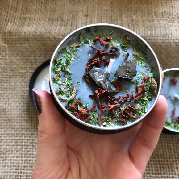 *Protection Magic* - Soy Candle - Grey - Picture 3 of 6